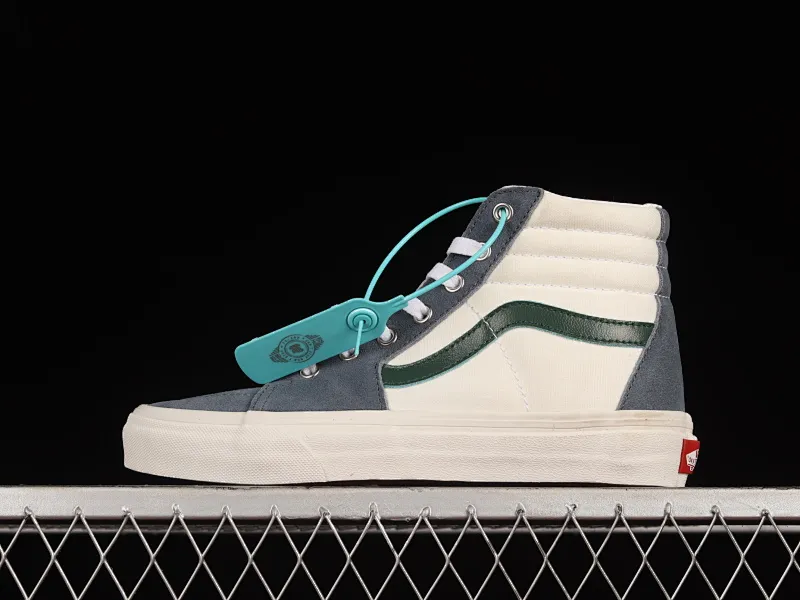 All categories Vans Vans series Vans Hi Vans high-top Vans Sk8-Hi Vans official white and blue stitching simple style casual vulcanized sneakers VN0A5JMJBLG
